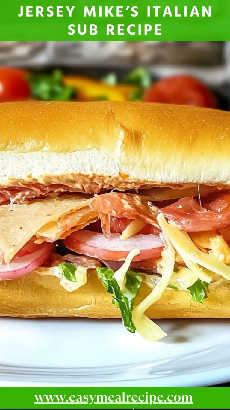 Jersey Mike’s Italian Sub Recipe – Easy Meal Recipe