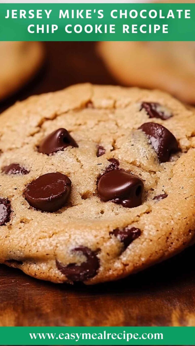 Jersey Mike’s Chocolate Chip Cookie Recipe – Easy Meal Recipe