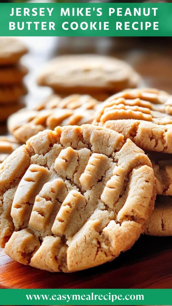 Jersey Mike's Peanut Butter Cookie Recipe