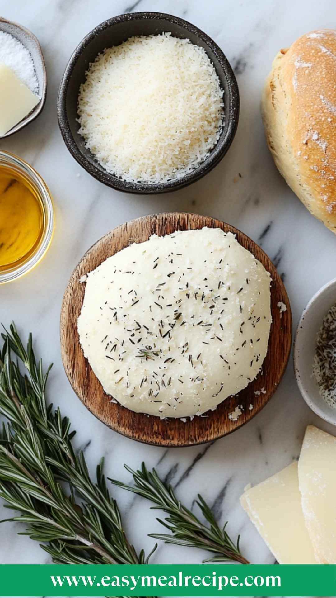 Jersey Mike's Rosemary Parmesan Bread Copycat Recipe