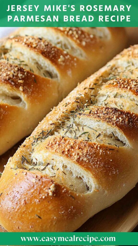 Jersey Mike's Rosemary Parmesan Bread Recipe