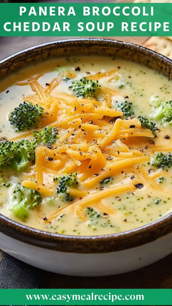 Panera Broccoli Cheddar Soup Recipe