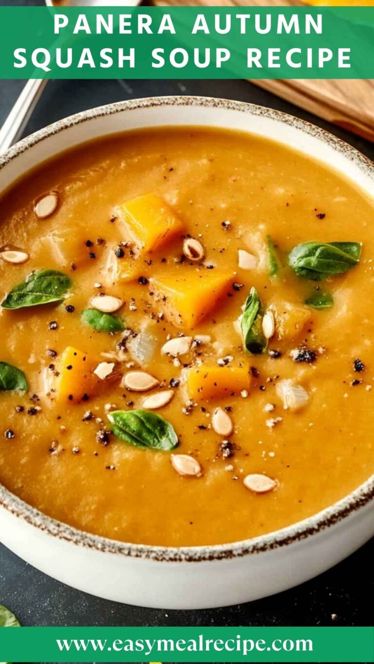 Panera Autumn Squash Soup Recipe – Easy Meal Recipe