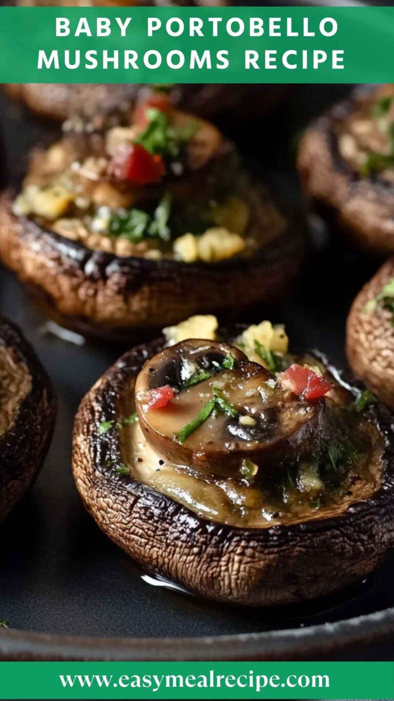 Baby Portobello Mushrooms Recipe – Easy Meal Recipe