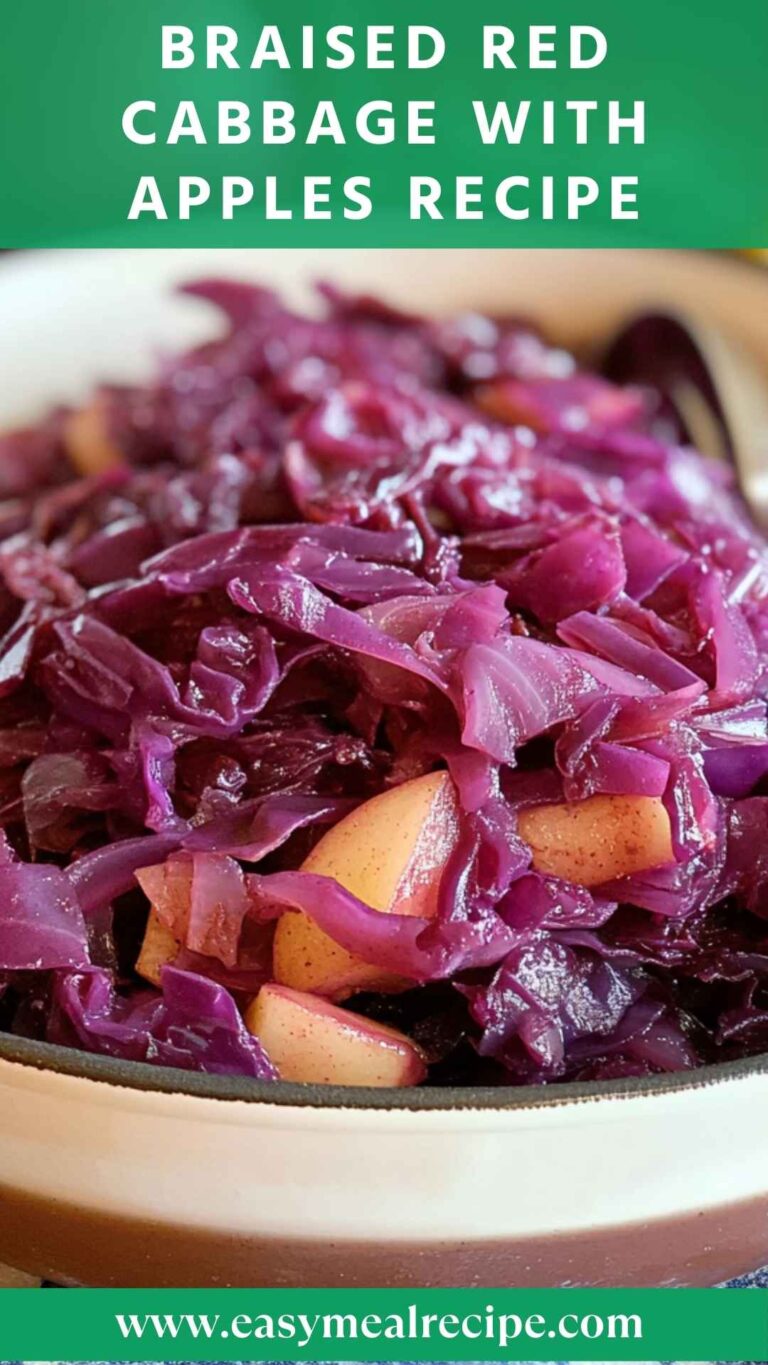 Braised Red Cabbage With Apples Recipe – Easy Meal Recipe
