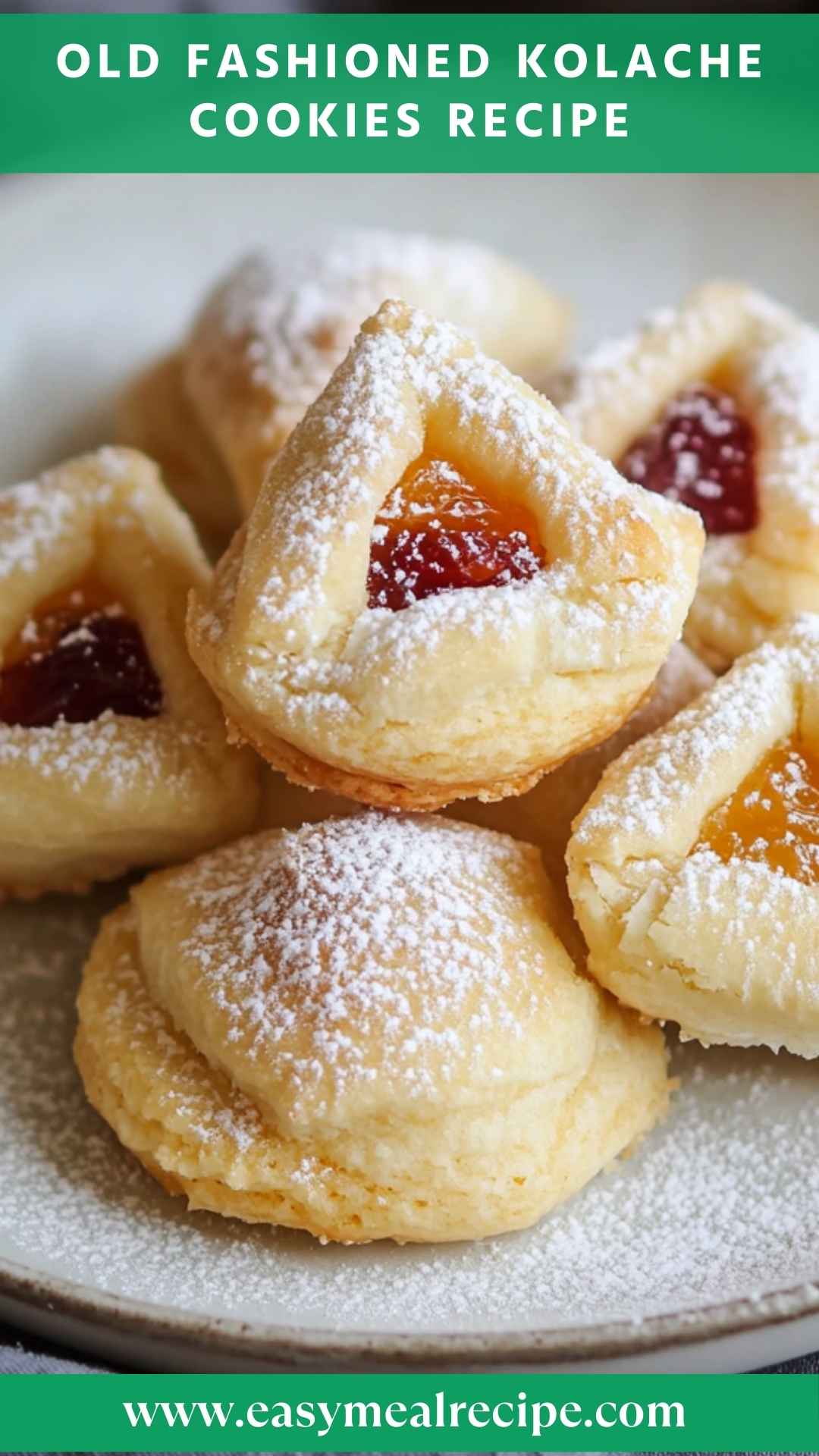 Old Fashioned Kolache Cookies Recipe