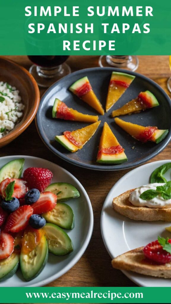Simple Summer Spanish Tapas Recipe