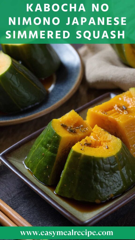 Kabocha No Nimono Japanese Simmered Squash Recipe