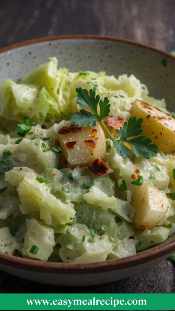 Colcannon irish potatoes and cabbage Colcannon irish potatoes and cabbage