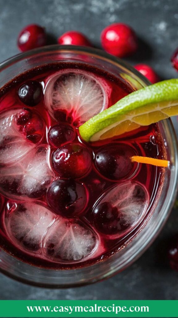 How to make Cranberry Whiskey Sour Recipe