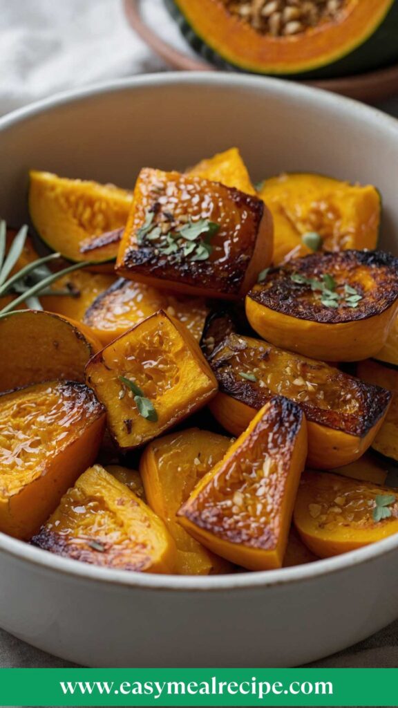Maple Roasted Buttercup Squash