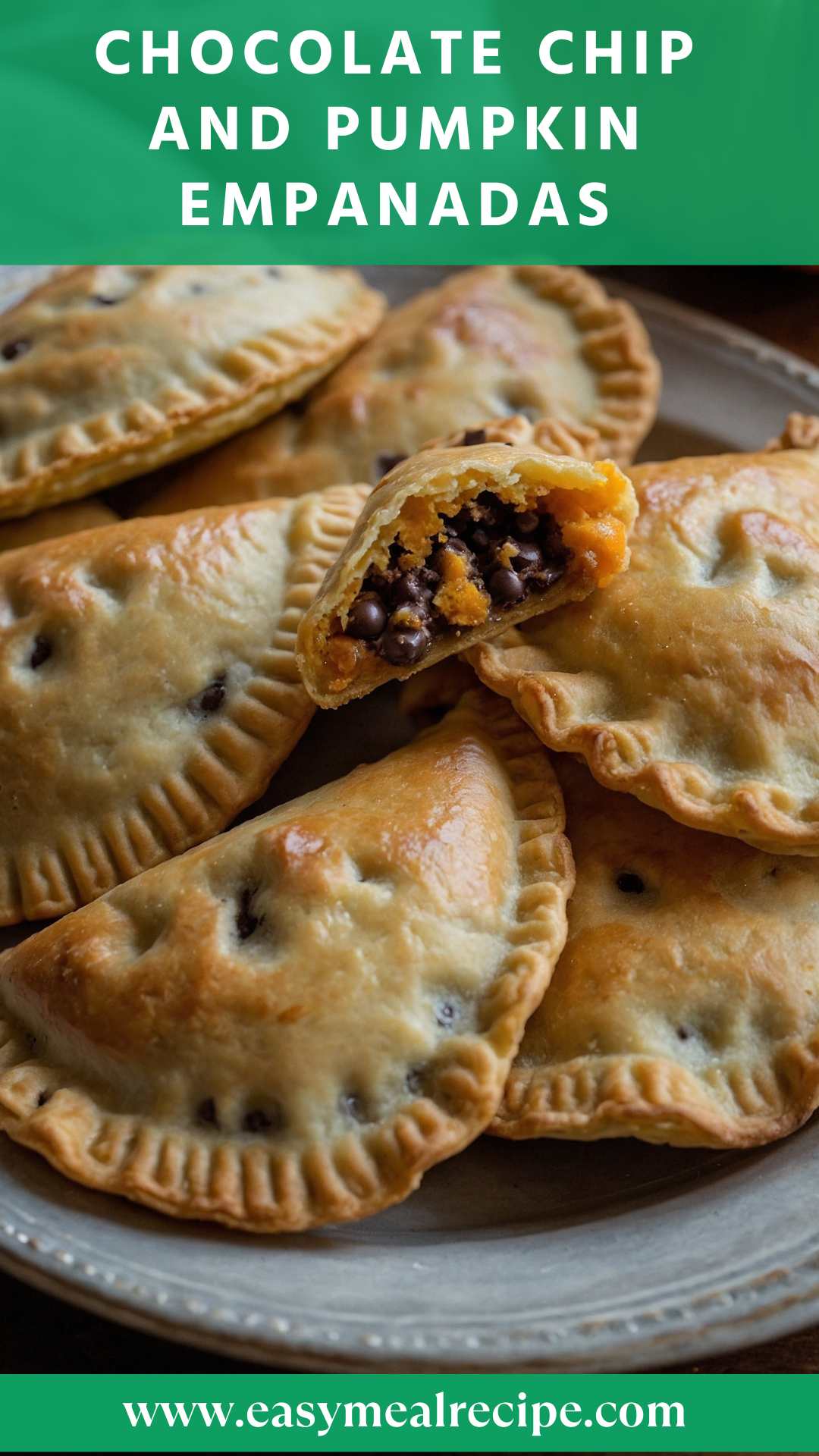 Chocolate Chip and Pumpkin Empanadas