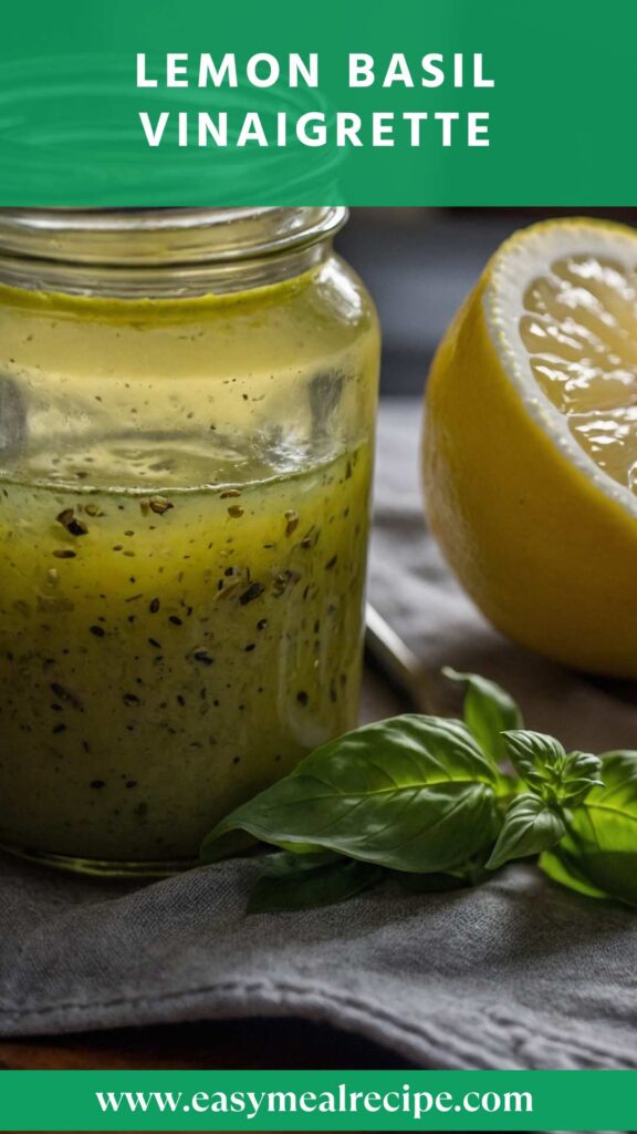Lemon Basil Vinaigrette