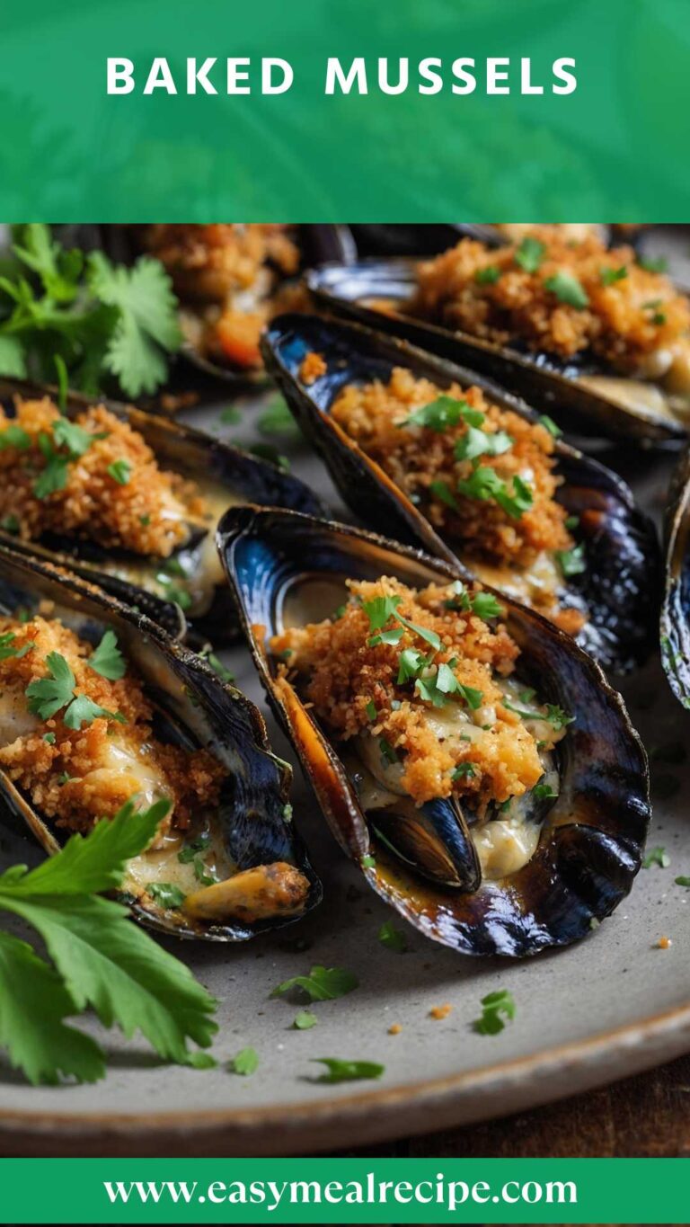 Baked Mussels – Easy Meal Recipe