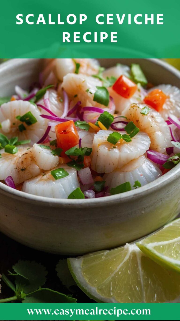 Scallop Ceviche Recipe – Easy Meal Recipe