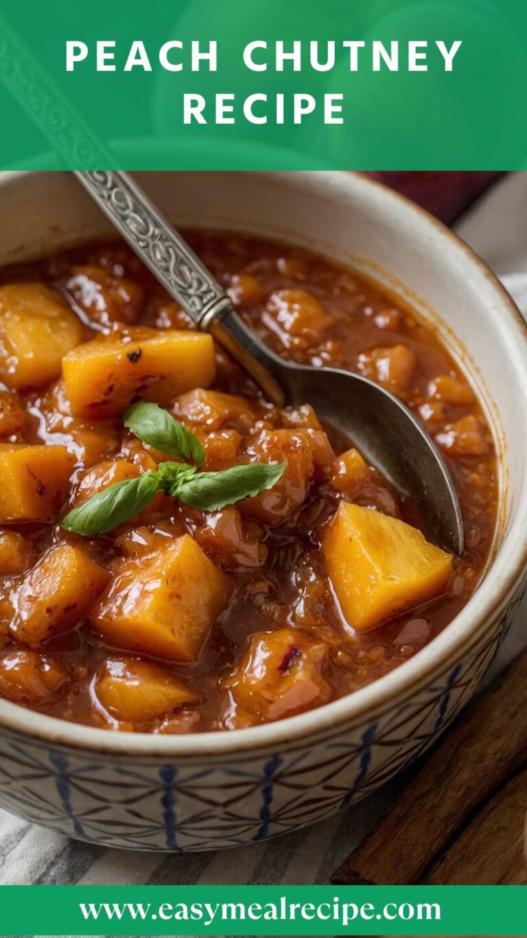 Peach Chutney Recipe – Easy Meal Recipe
