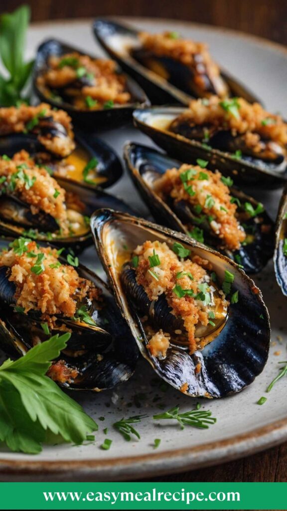 Baked Mussels Recipe