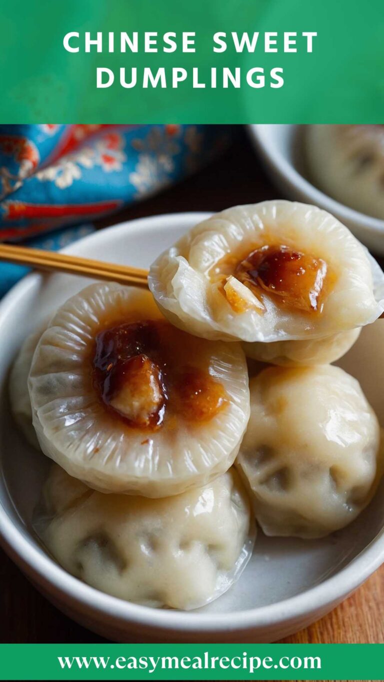 Chinese sweet dumplings – Easy Meal Recipe