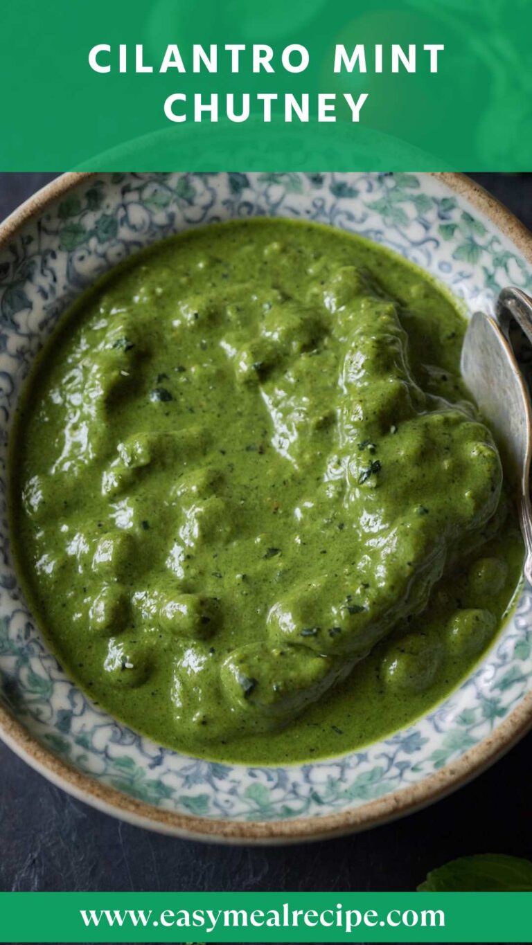 Cilantro Mint Chutney – Easy Meal Recipe