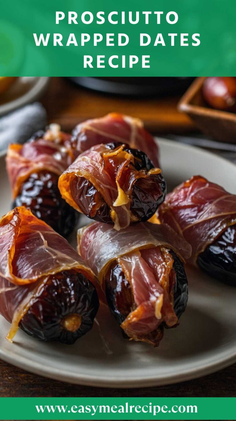 Prosciutto Wrapped Dates Recipe