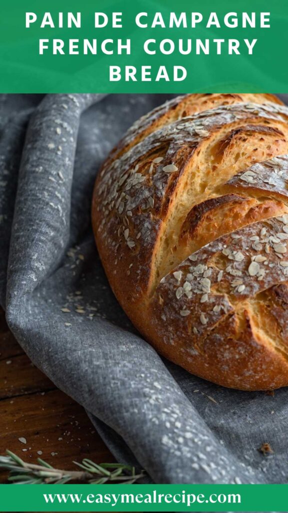 Pain De Campagne French Country Bread