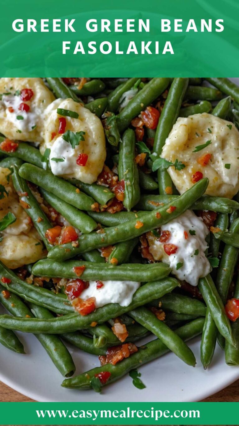 Greek Green Beans Fasolakia – Easy Meal Recipe
