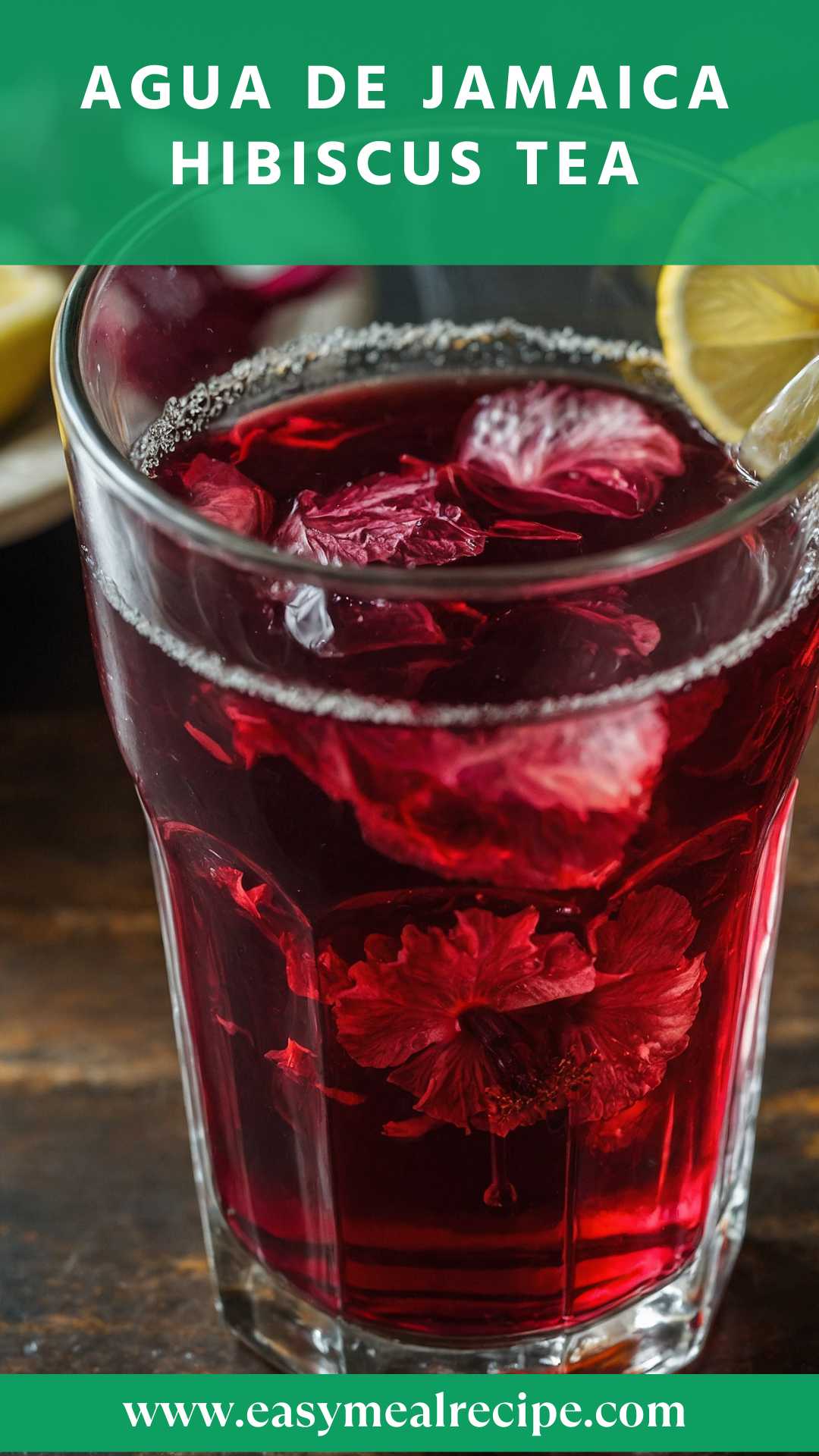 Agua de Jamaica Hibiscus Tea