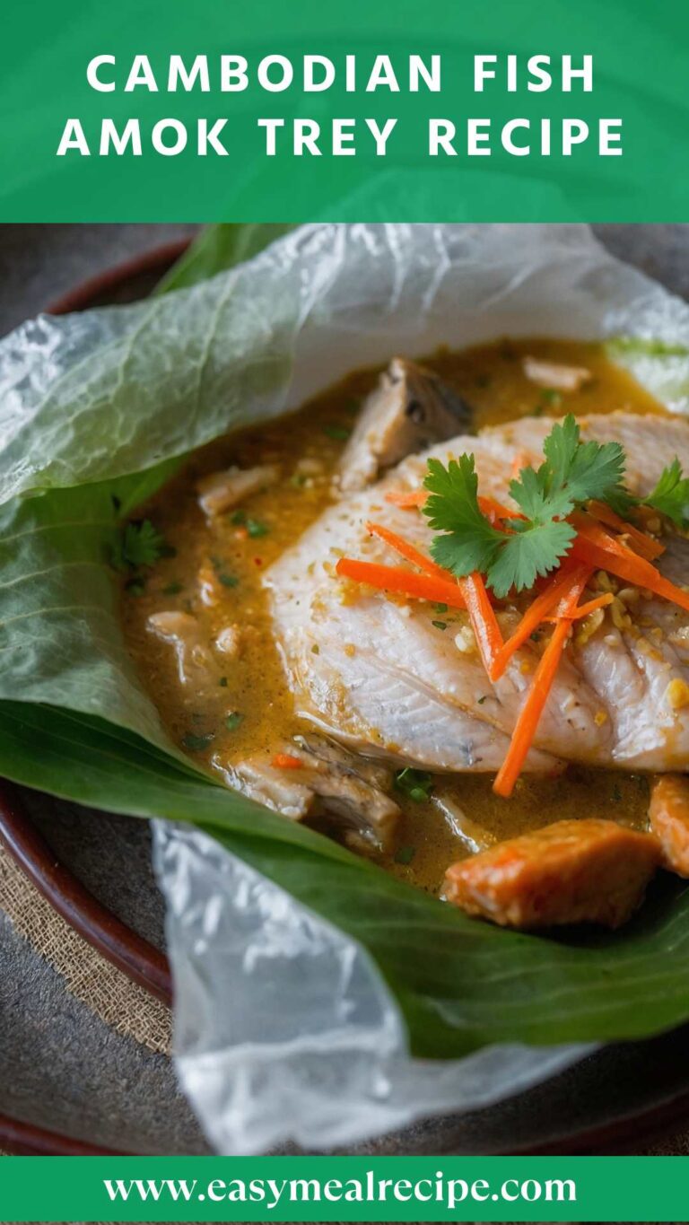 Cambodian Fish Amok Trey Recipe – Easy Meal Recipe