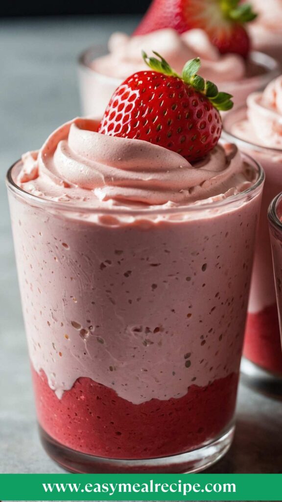 How to make Delight in Strawberry Mousse Recipe