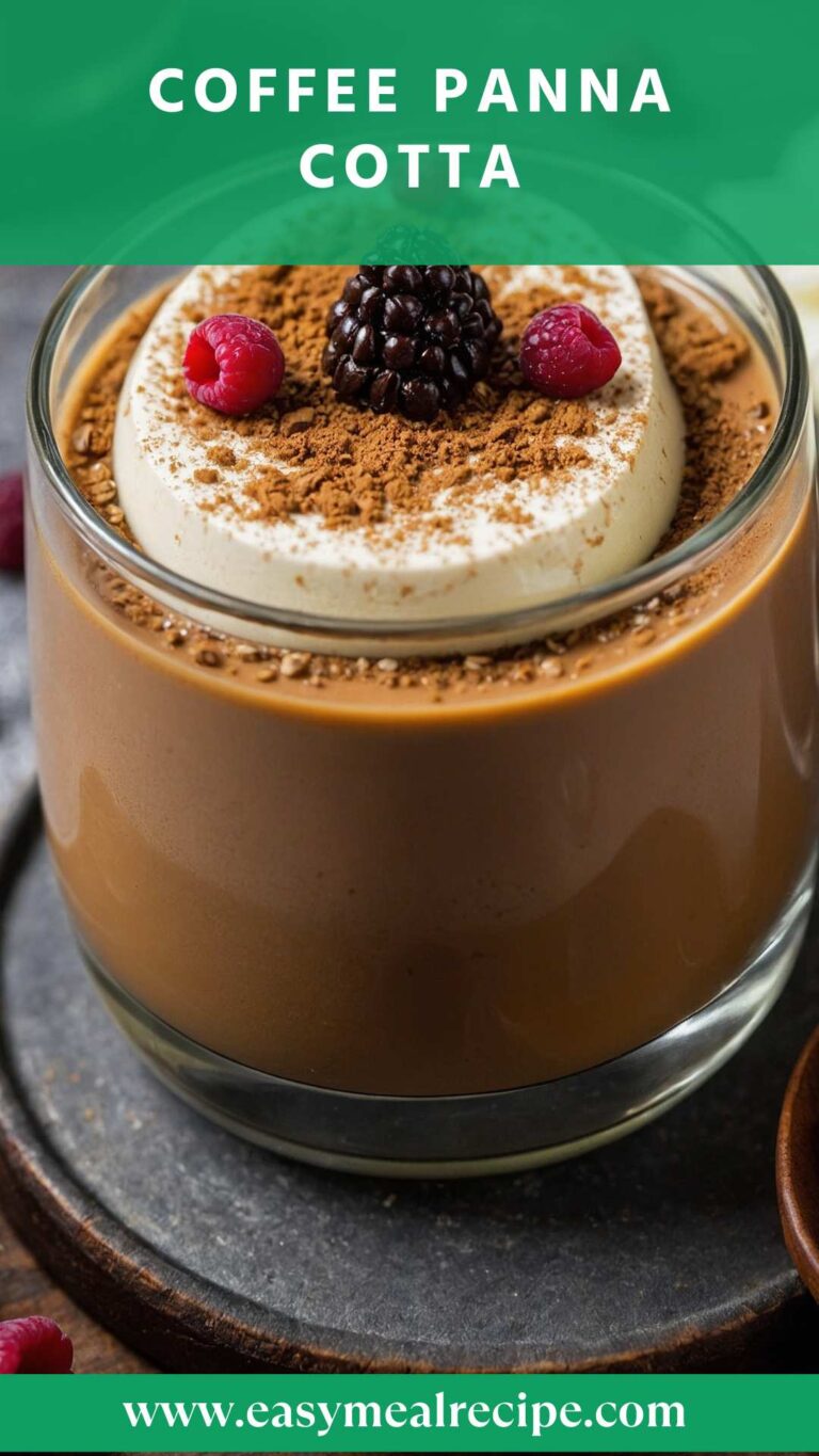 Coffee Panna Cotta – Easy Meal Recipe