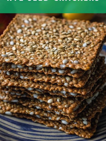 Swedish Crispbread Rye Seed Crackers