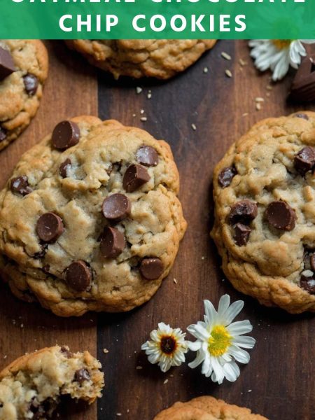 Brown Butter Oatmeal Chocolate Chip Cookies