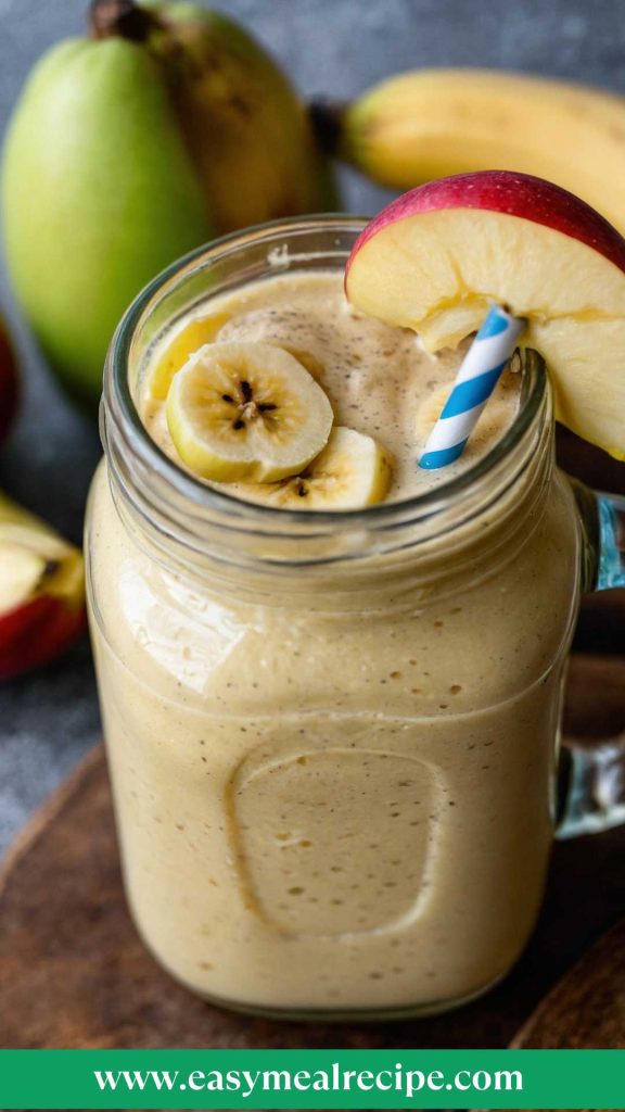 How to make An Apple Banana Smoothie Recipe