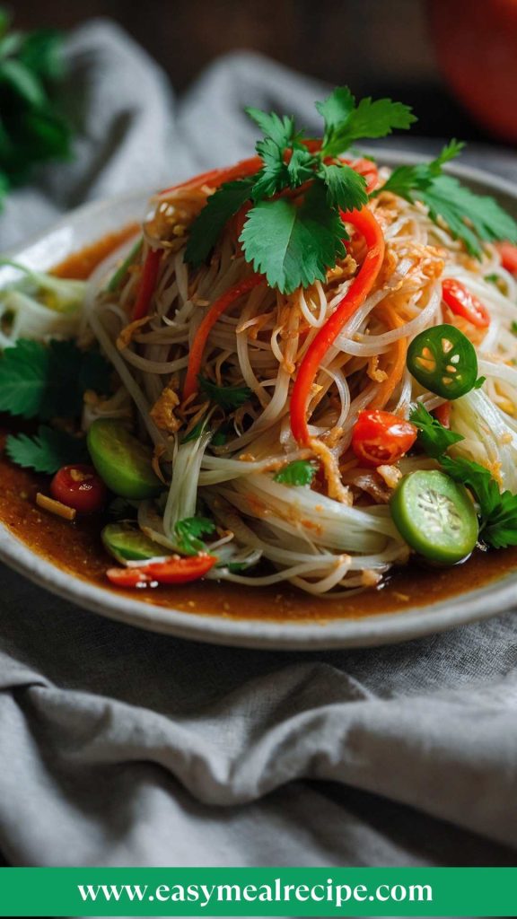 How to make Green Papaya Salad 