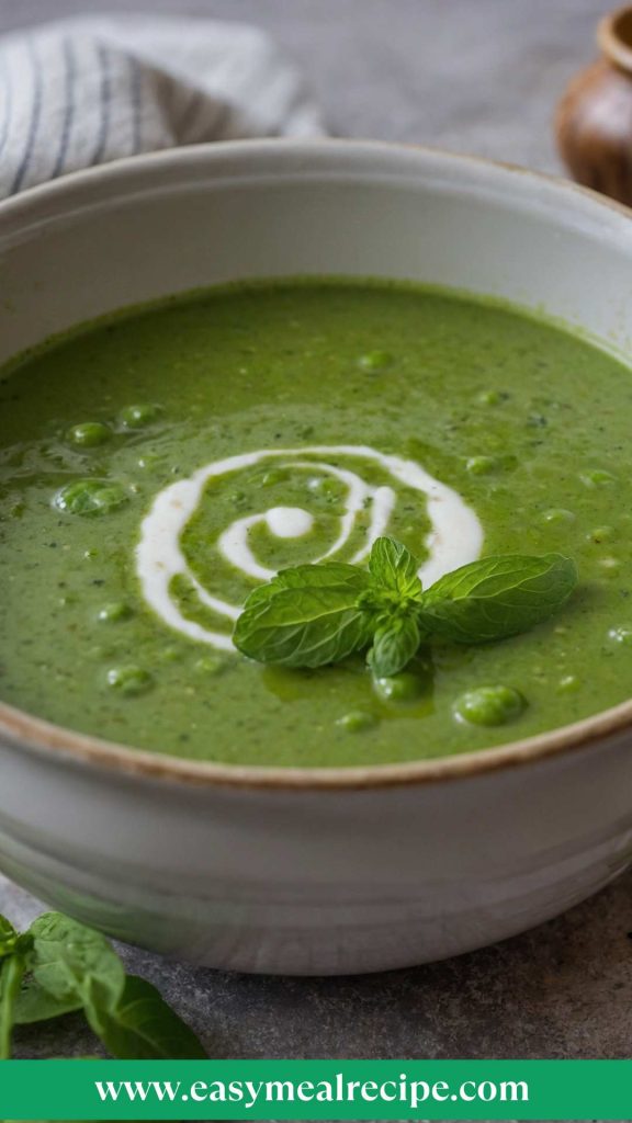 Pea and Mint Soup Recipe