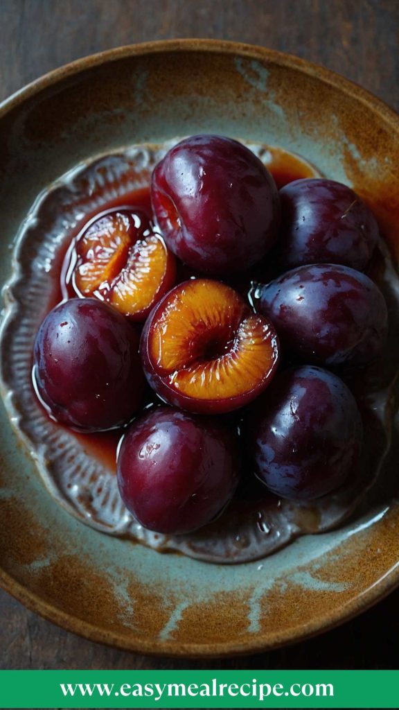 Stewed Plums Recipe