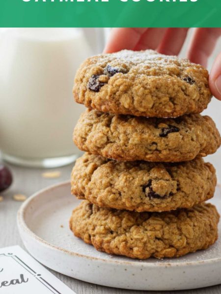 Sugar Free Date Oatmeal Cookies