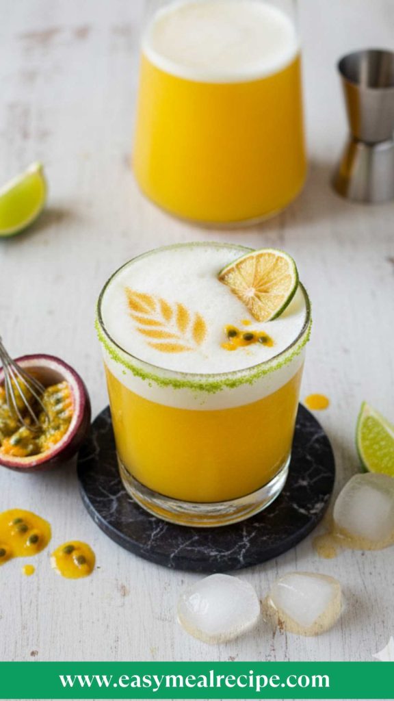 Maracuyá Sour Passion Fruit Pisco Sour
Recipe