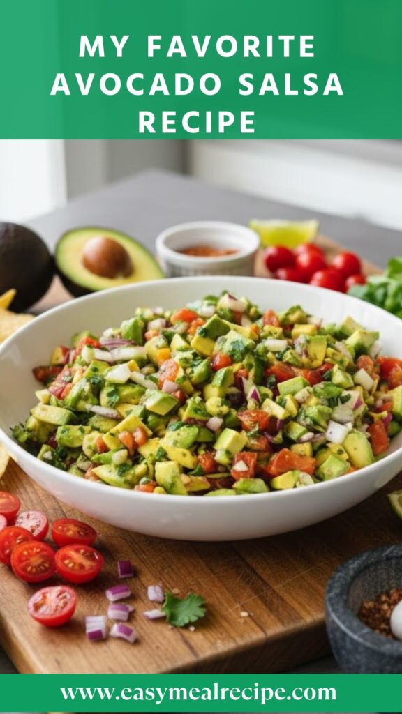 Avocado Salsa Recipe