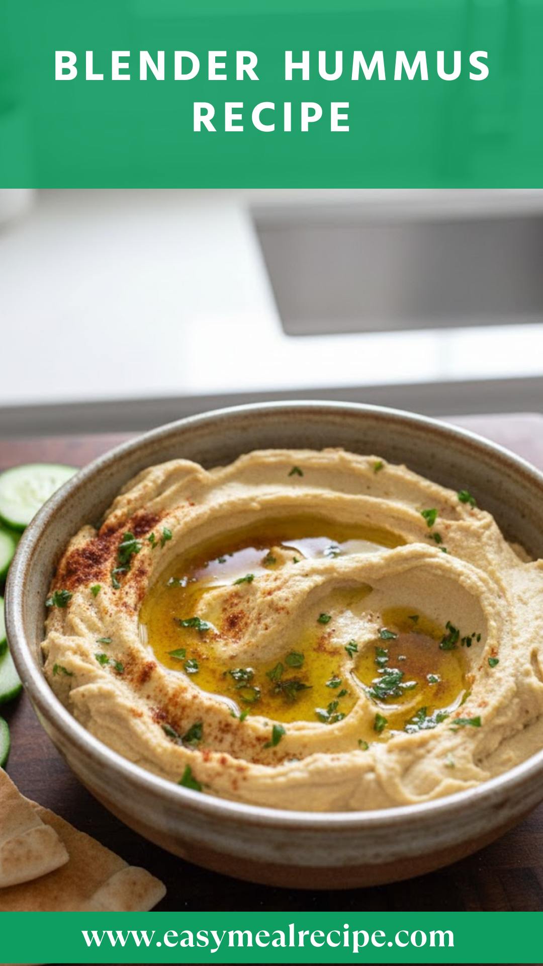 Blender Hummus Recipe