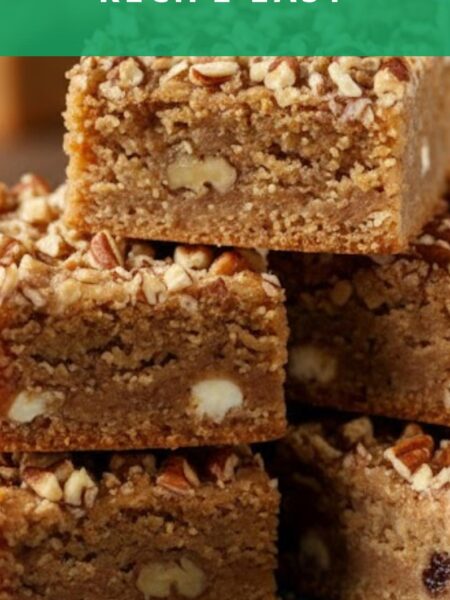 Blonde Brownie Recipe Easy