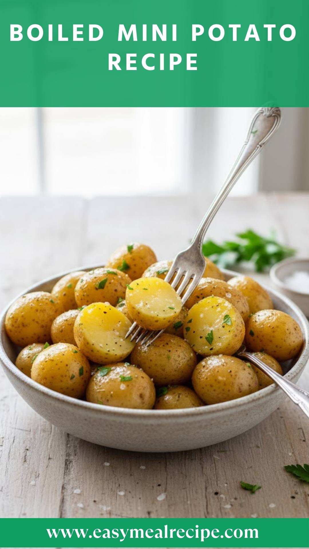Boiled Mini Potato Recipe