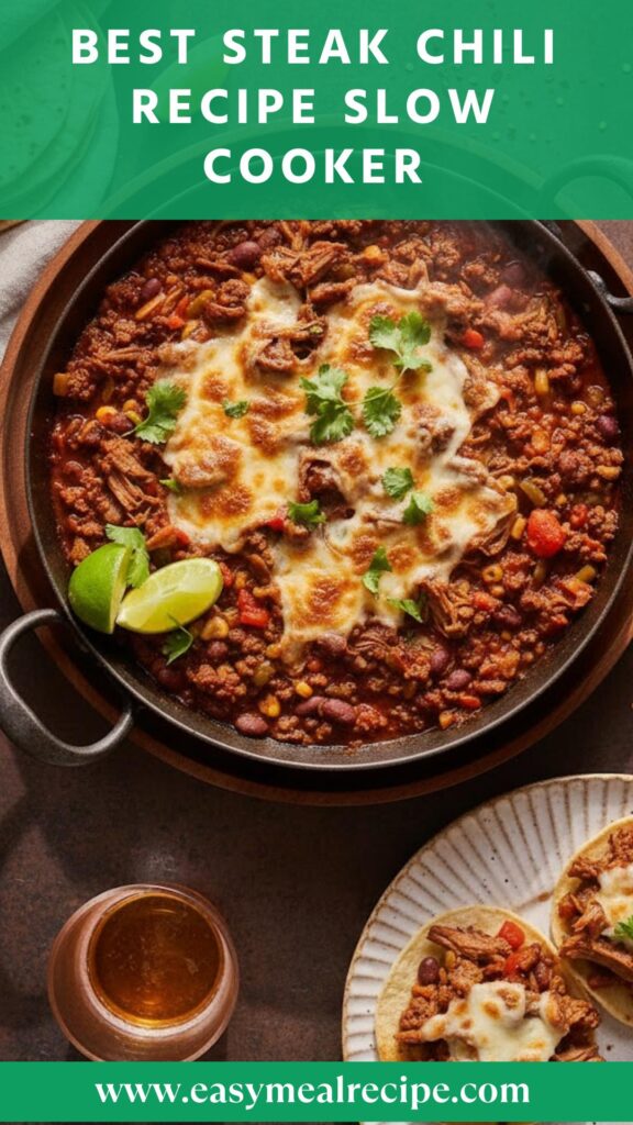 Best Steak Chili Recipe Slow Cooker