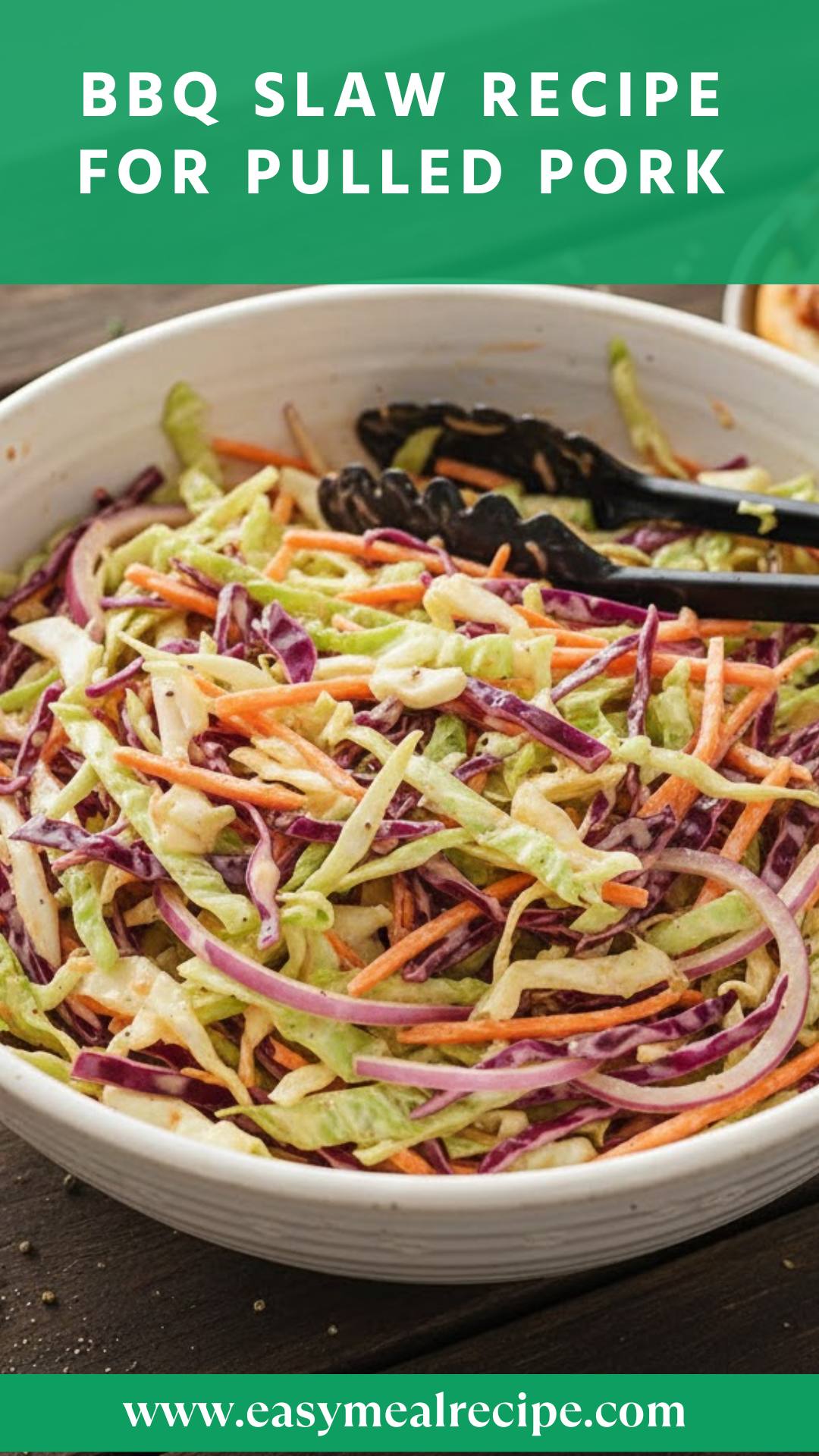 BBQ Slaw Recipe for Pulled Pork