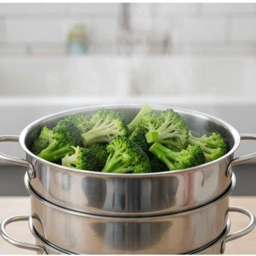 Step 1: Steam the Broccoli