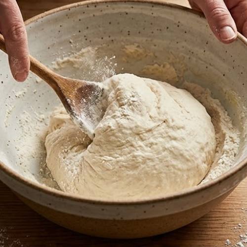 Step 4: Gradually Add Remaining Flour