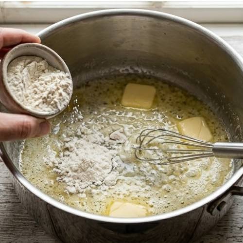 Step 2: Make the Alfredo Sauce Step 2: Make the Alfredo Sauce