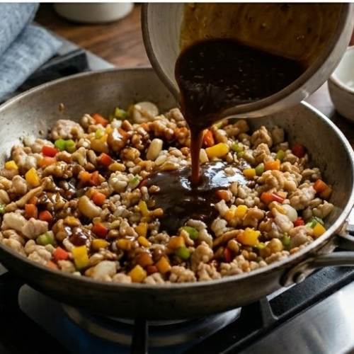 Step 4: Mix in the Sauce