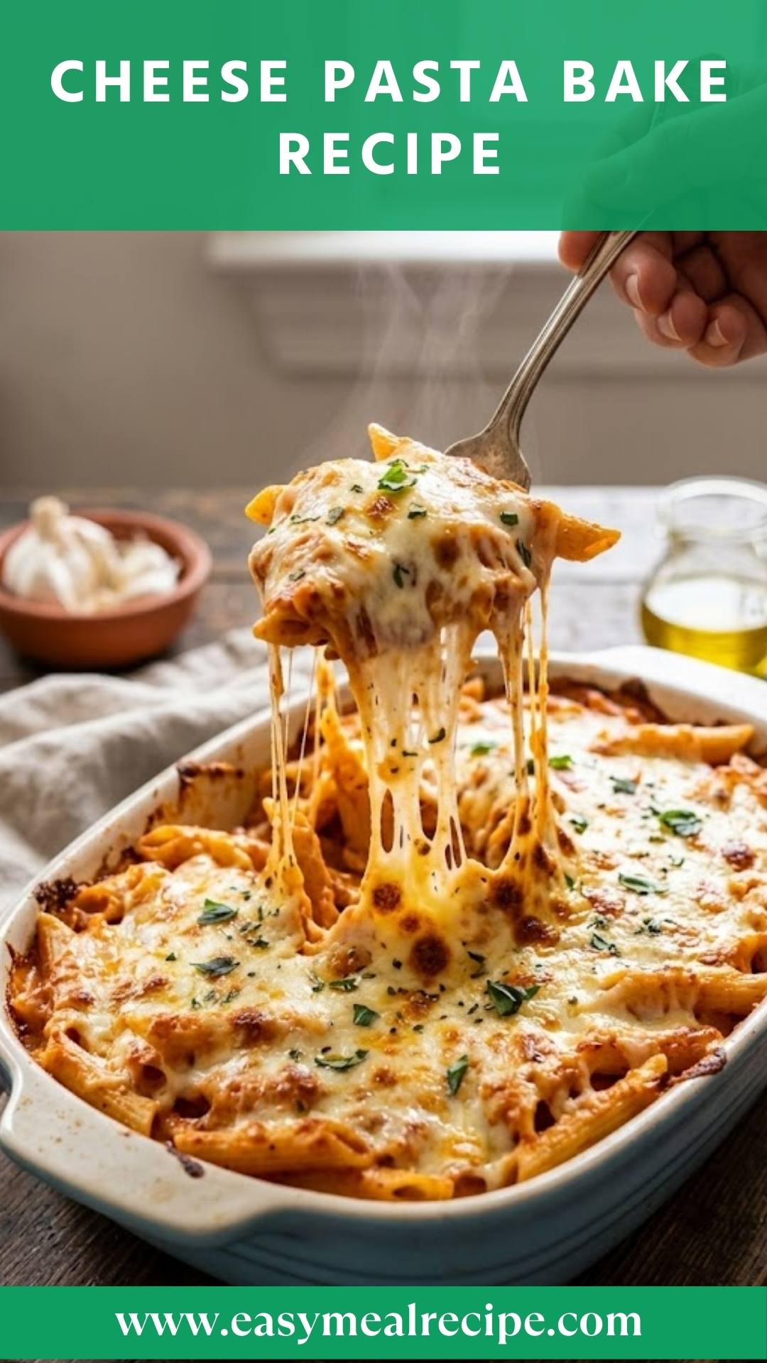 Cheese Pasta Bake Recipe