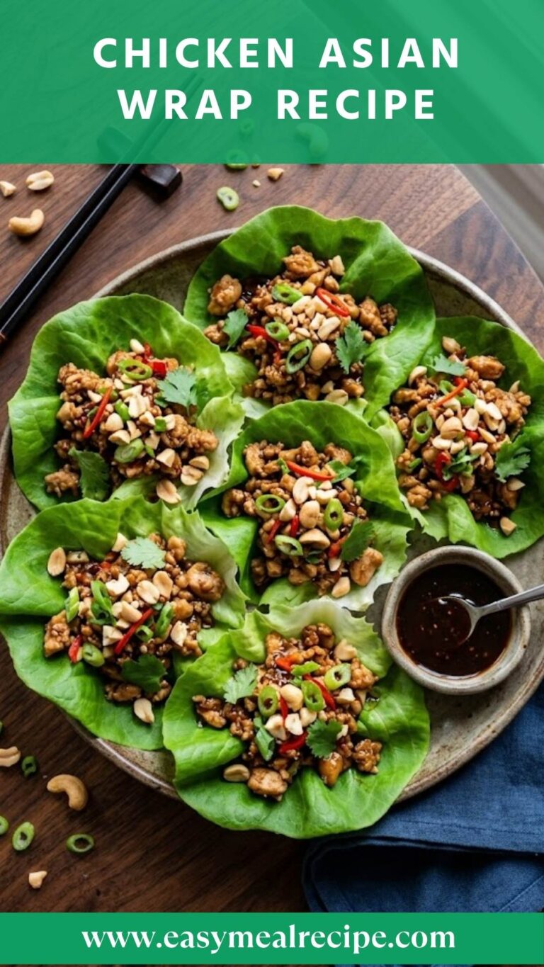 Chicken Asian Wrap Recipe – Easy Meal Recipe